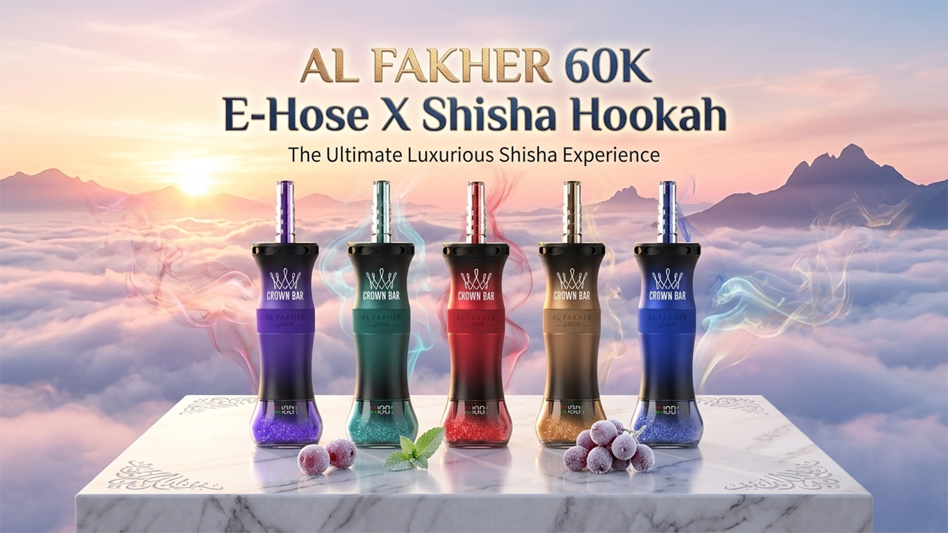 AL FAKHER 60K E Hose X Shisha Hookah