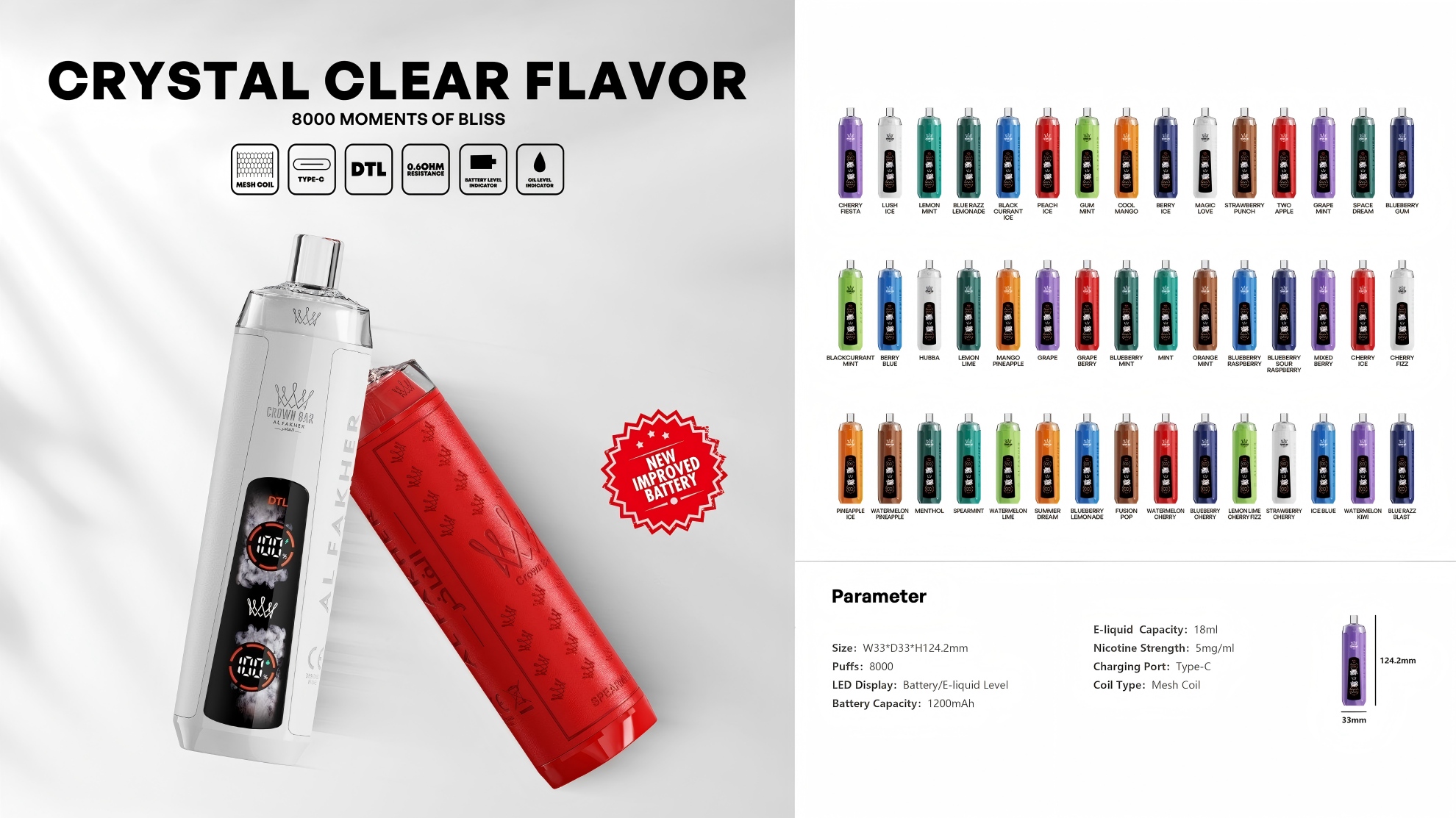 AL FAKHER Crystal 8k puff