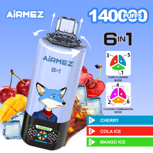 Airmez 140k 6in1-CHERRY,COLA ICE,MANGO ICE