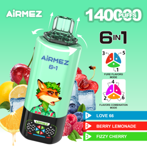 Airmez 140k 6in1-LOVE 66,BERRY LEMONADE,FIZZY CHERRY