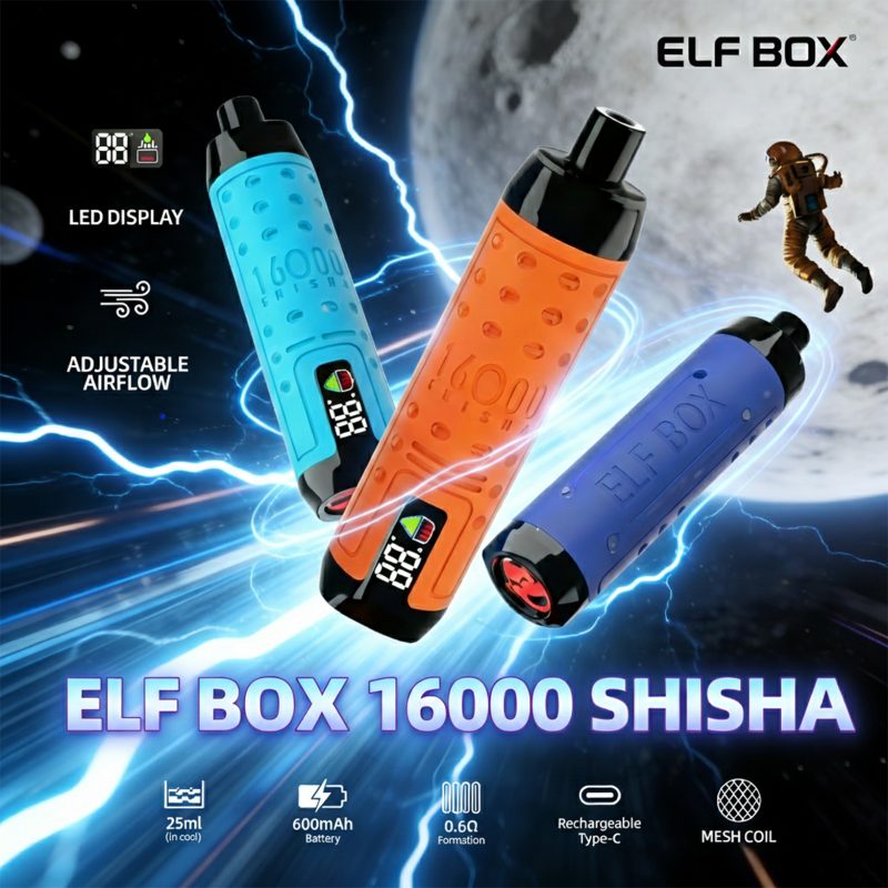 ELF BOX SHISHA 16000