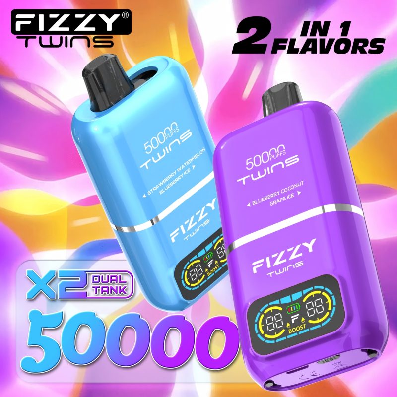Fizzy 50000 PUFF(2 in 1)Twins