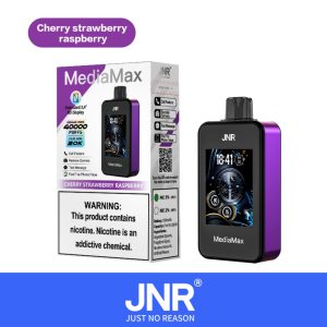 JNR Media Max 40000 Puffs-Cherry Strawberry Raspberry