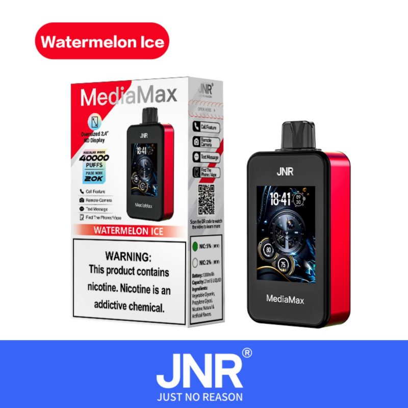 JNR Media Max 40000 Puffs-Watermelon Ice