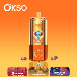 OKSO 3in1 70k-Pineapple ice&Strawberry Watermelon&Strawberry Grape