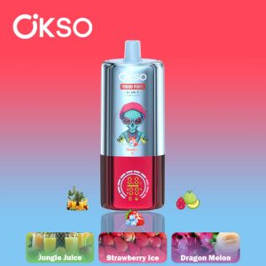 OKSO 3in1 70k-Strawberry ice&Jungle Juice&Dragon Melon