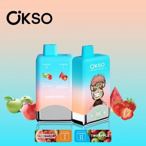 OKSO Double Flavor 60k-Strawberry Watermelon& Two Apple