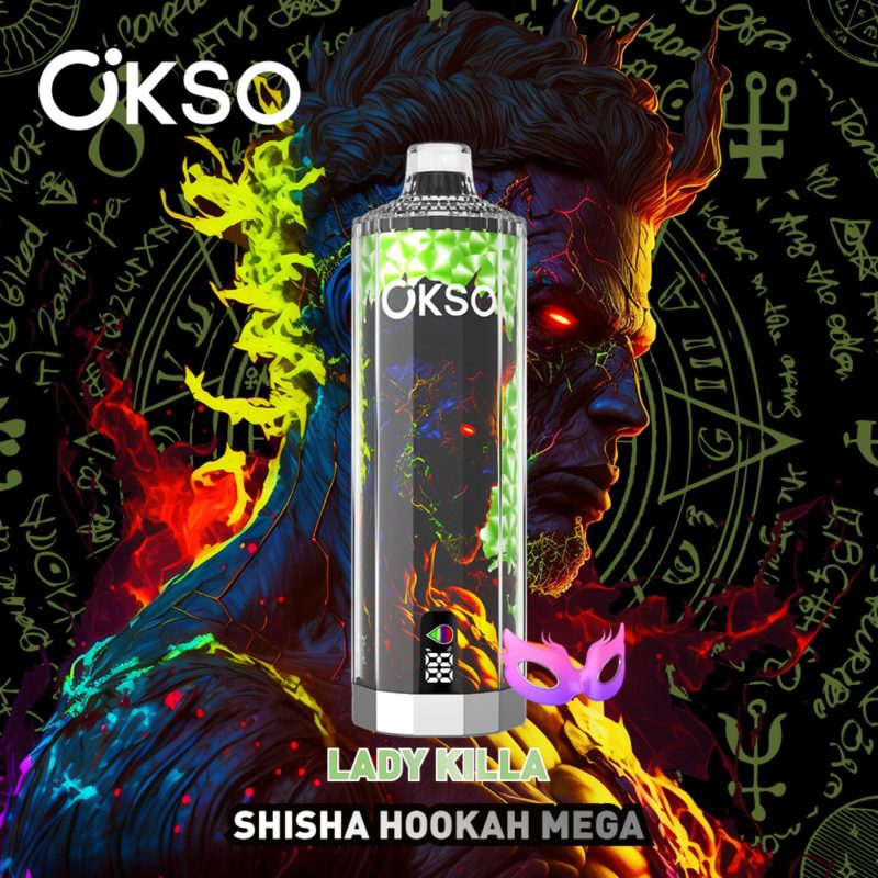 OKSO shisha hookah mega 50k puff-ladykilla