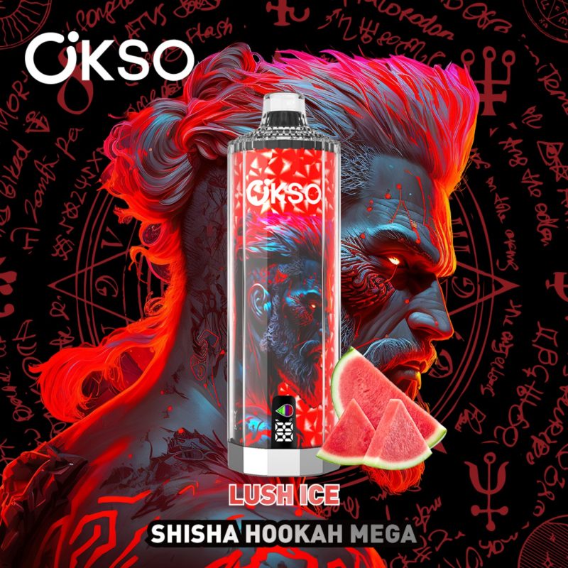 OKSO shisha hookah mega 50k puff-lushice
