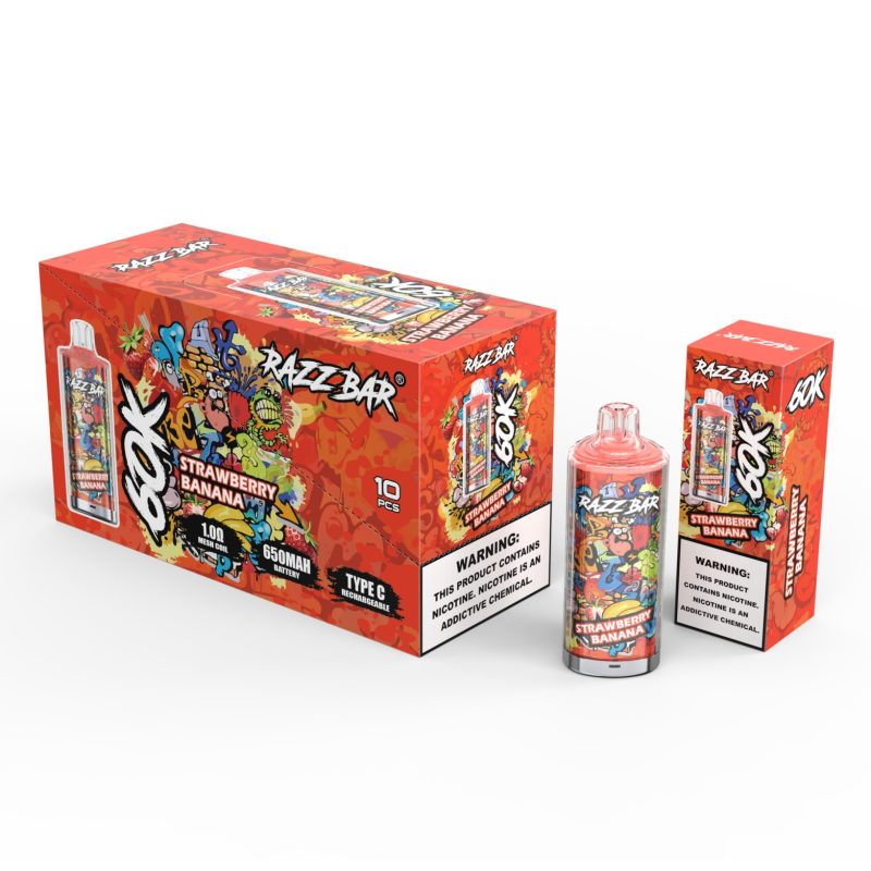RAZZ BAR 60k-Strawberry Banana