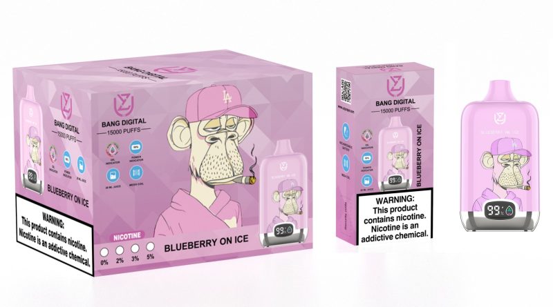 UZY Bang DIgital 15000-Blueberry On Ice