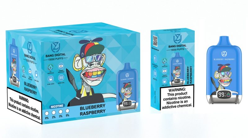 UZY Bang DIgital 15000-Blueberry Raspberry