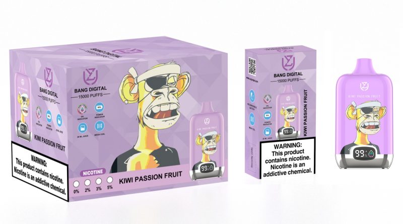 UZY Bang DIgital 15000-Kiwi Passion Fruit