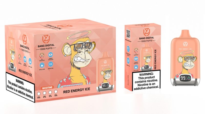 UZY Bang DIgital 15000-Red Energy Ice