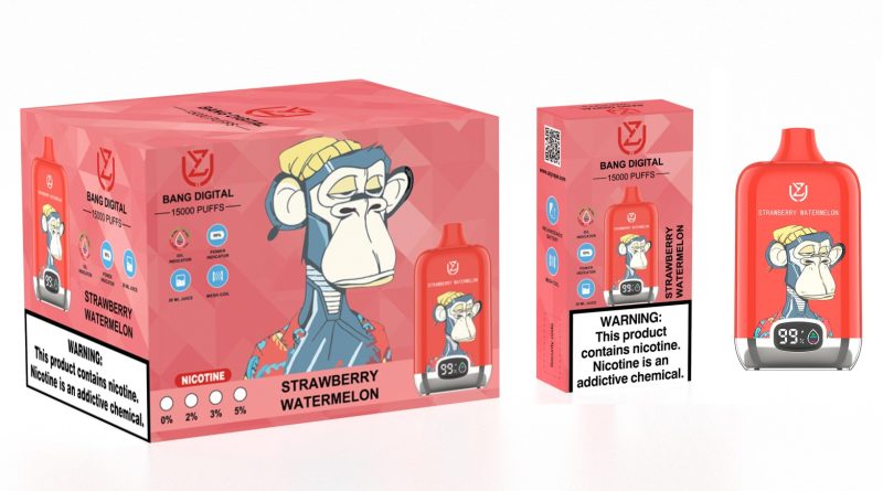 UZY Bang DIgital 15000-Strawberry Watermelon