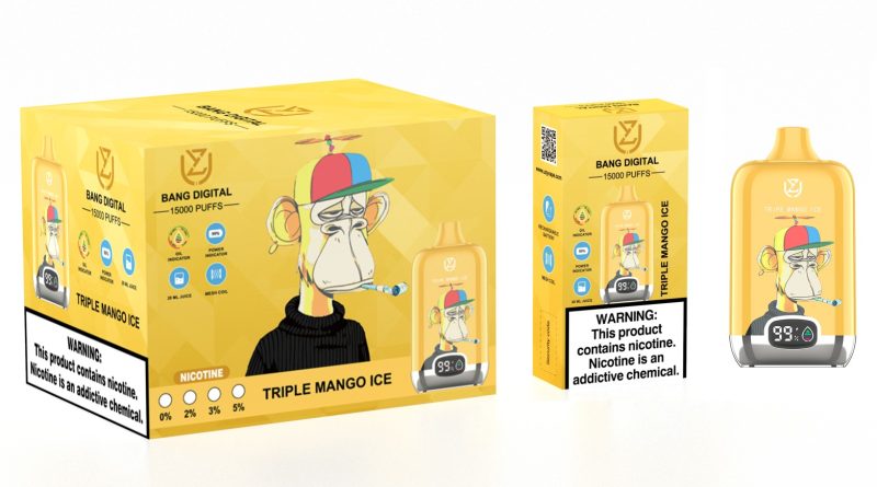 UZY Bang DIgital 15000-Triple Mango Ice