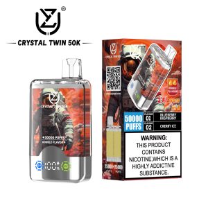 UZY CRYSTAL TWIN 50K- Blueberry Raspberry &Cherry Ice