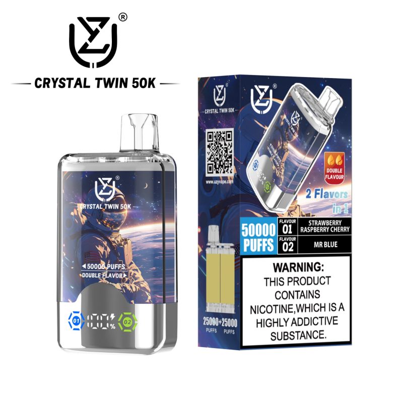 UZY CRYSTAL TWIN 50K- Strawberry Raspberry Cherry&Mr Blue