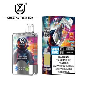 UZY CRYSTAL TWIN 50K- Erdbeere Wassermelone & Zitronenlime