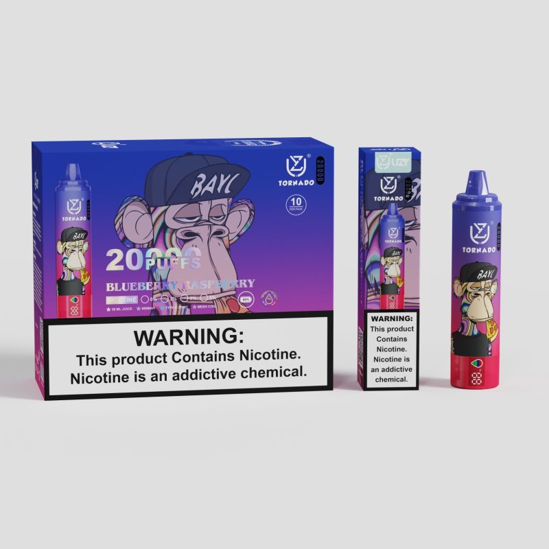 UZY TORNADO 20K puffs-Blueberry Raspberry