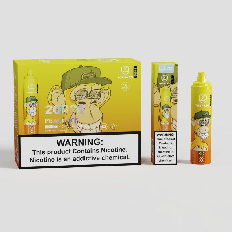 UZY TORNADO 20K puffs-Peach ice