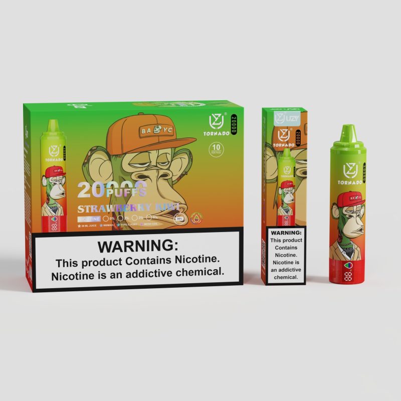 UZY TORNADO 20K puffs-Strawberry Kiwi