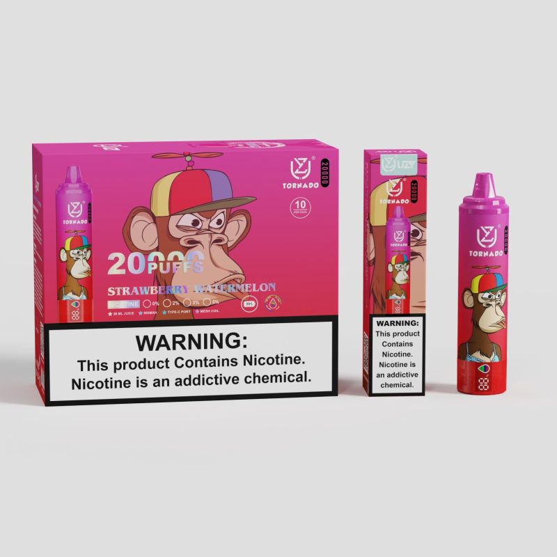 UZY TORNADO 20K puffs-Strawberry Watermelon