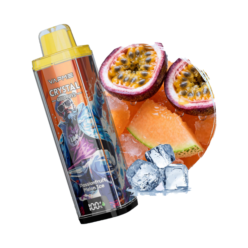VAPME CRYSTAL 48K puffs-Passionfruit Melon ice