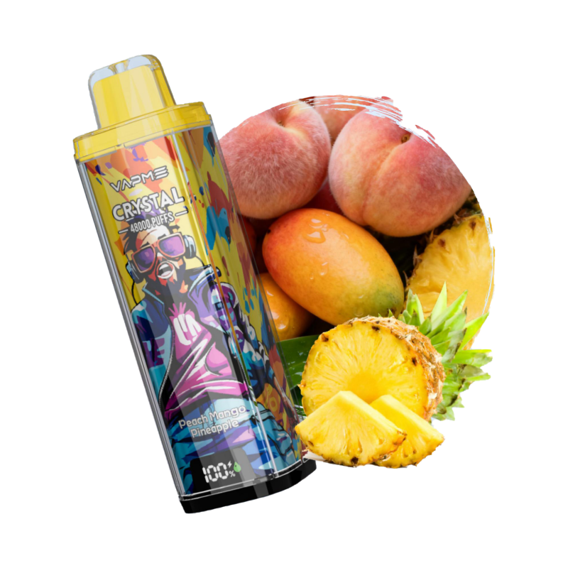 VAPME CRYSTAL 48K puffs-Peach mango pineapple