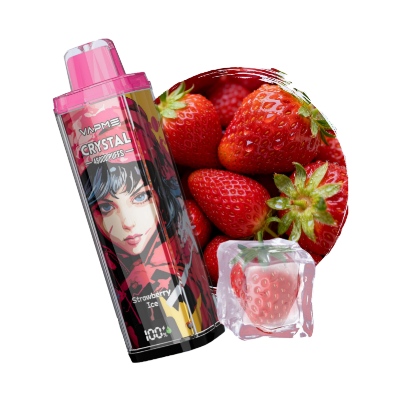 VAPME CRYSTAL 48K puffs-Strawberry ice
