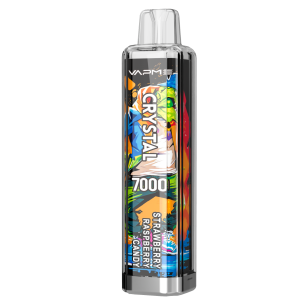 VAPME CRYSTAL 7000 Züge-Strawberry Raspberry Candy