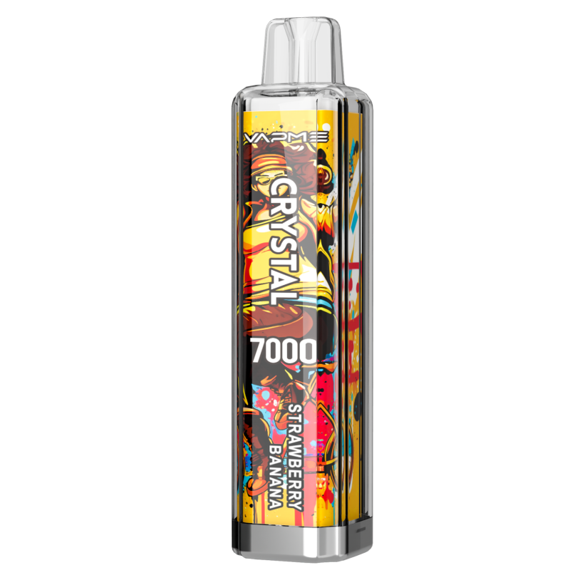 VAPME CRYSTAL 7000 Züge-Strawberry banana
