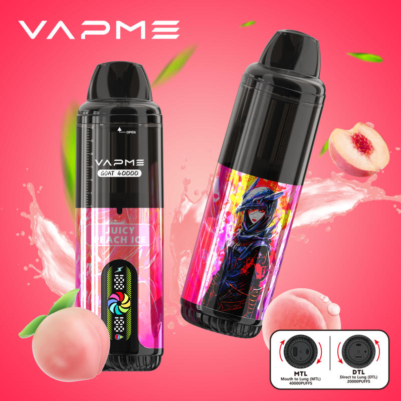 VAPME GOAT 40000 puffs-Juicy peach ice