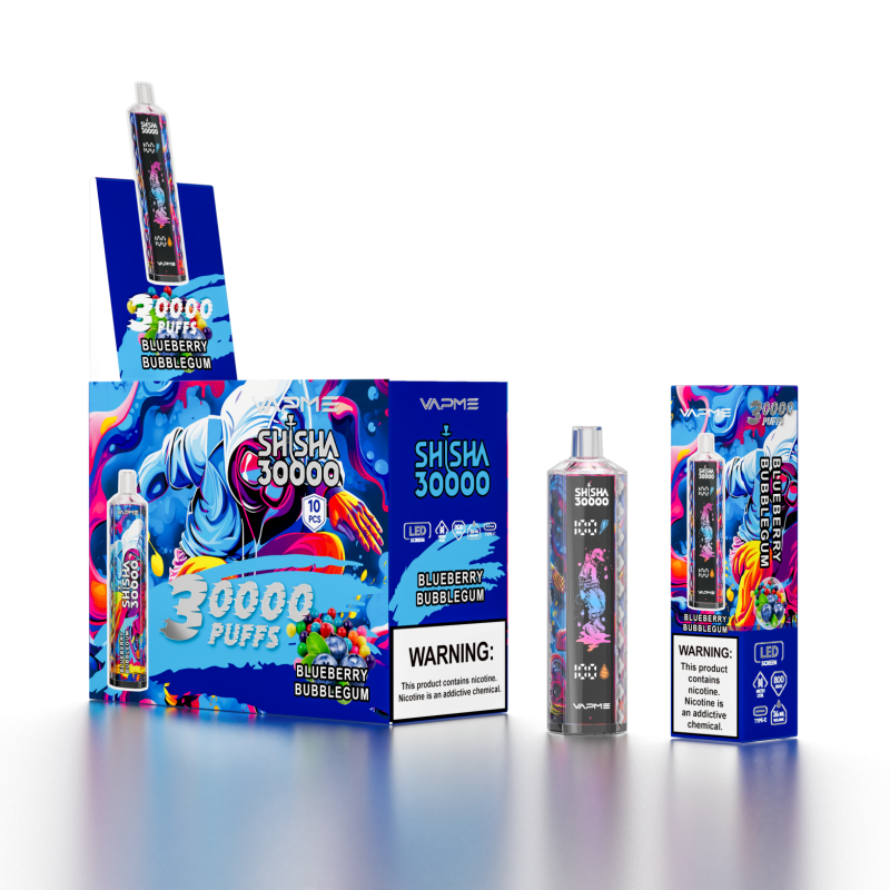VAPME SHISHA 30000 Züge-Blueberry Bubblegum