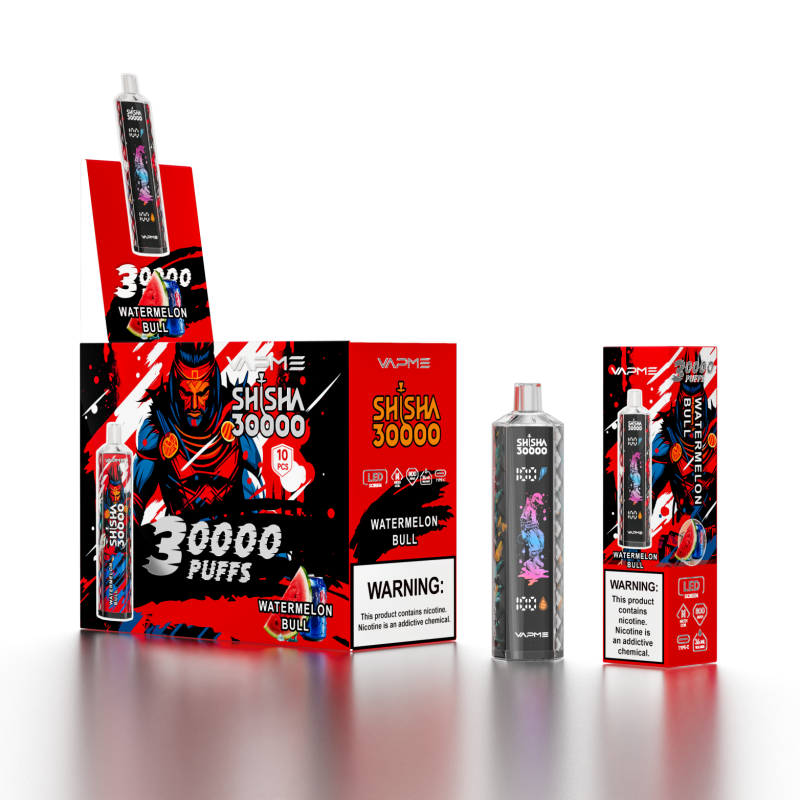 VAPME SHISHA 30000 Züge-Watermelon Bull