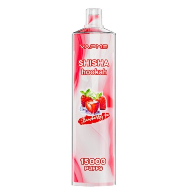 Vapme-Shisha-Hookah-15000-Puffs-Strawberry ice