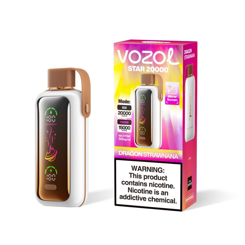 Vozo STAR 20K puffs-Dragon Strawnana