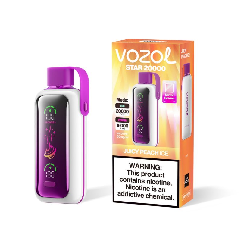 Vozo STAR 20K puffs-Juicy Peach Ice