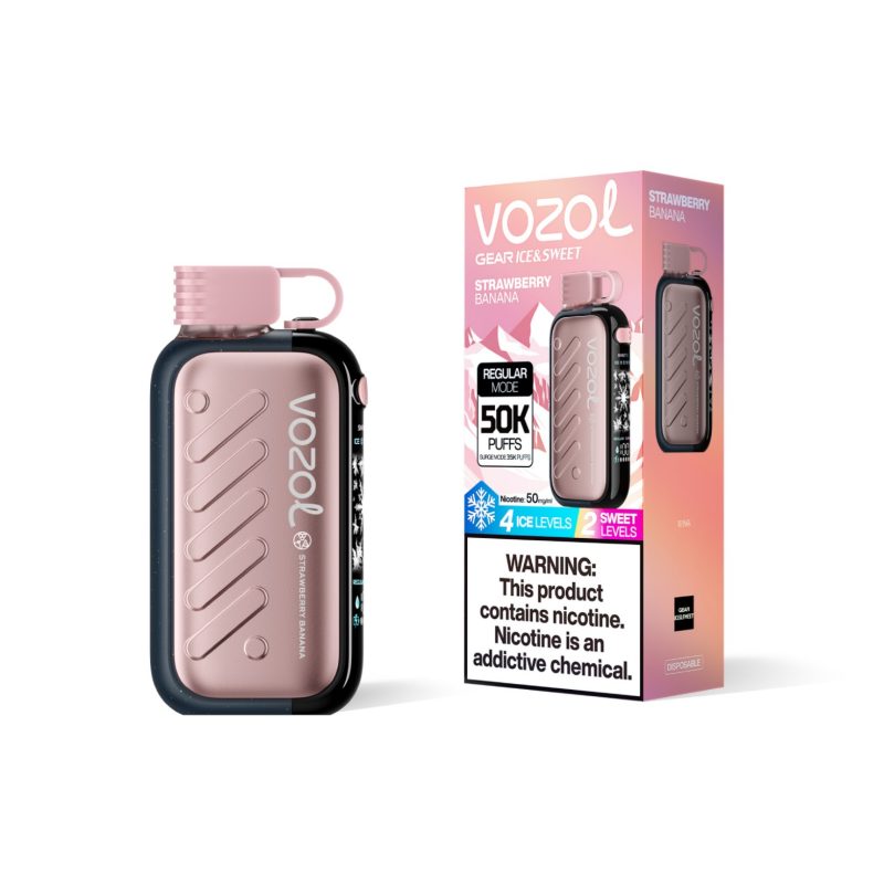 Vozol Gear Ice& Sweet 50k-Strawberry Banana