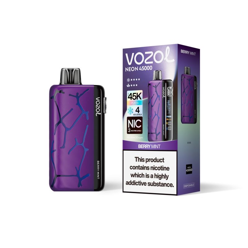 Vozol NEON 45000 puffs-BERRY MINT