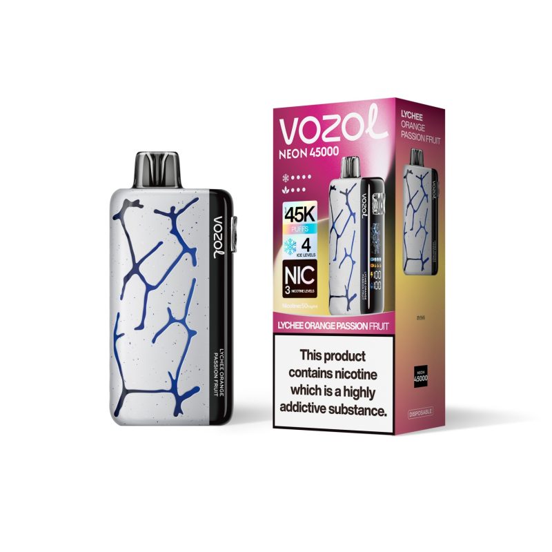 Vozol NEON 45000 puffs-LYCHEE ORANGE PASSION FRUIT