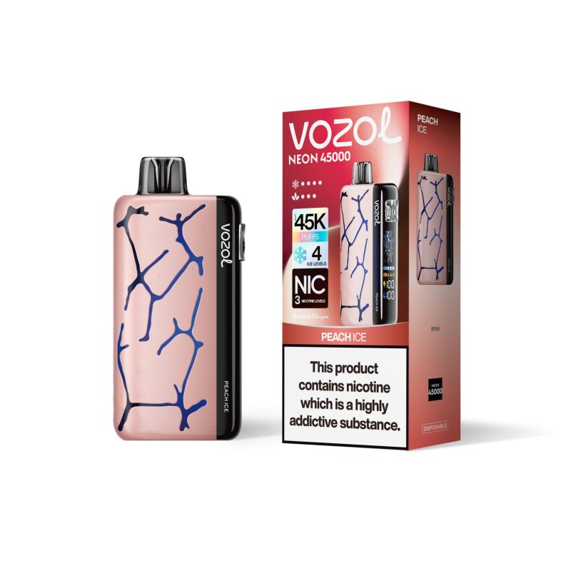 Vozol NEON 45000 puffs-PEACH ICE