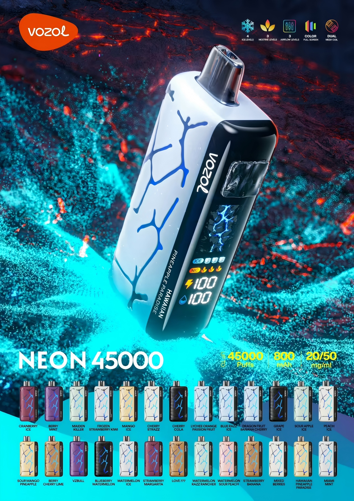 Vozol Neon 45000 Puffs