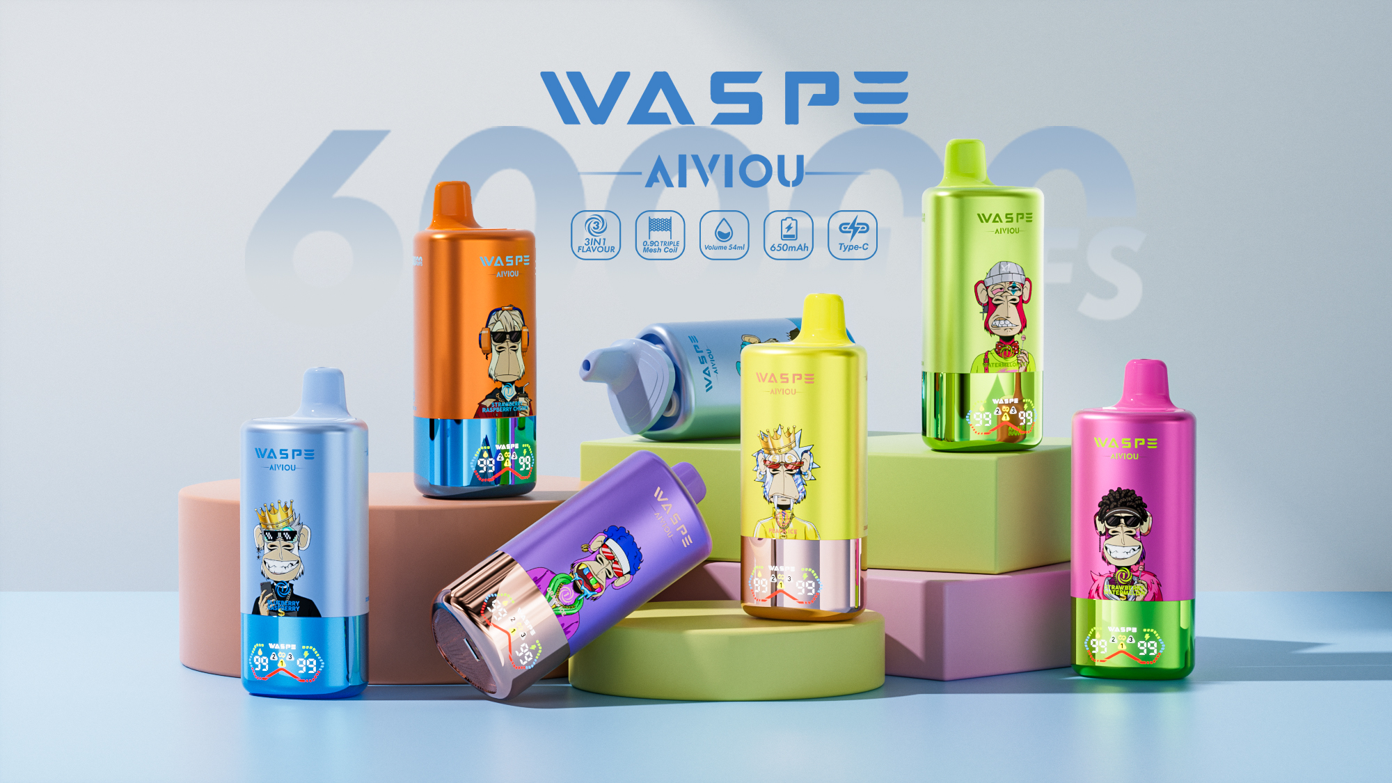 WASPE AIVIOU 60000 Züge