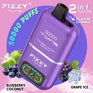 blueberry coconut & grape ice