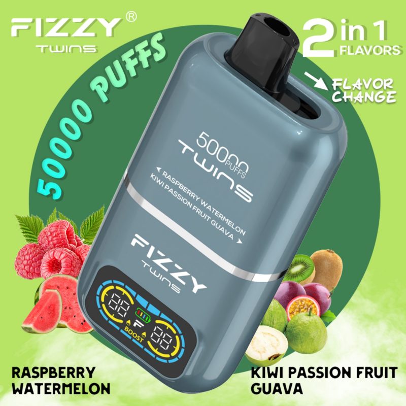 raspberry watermenlon & kiwi passion fruit guava