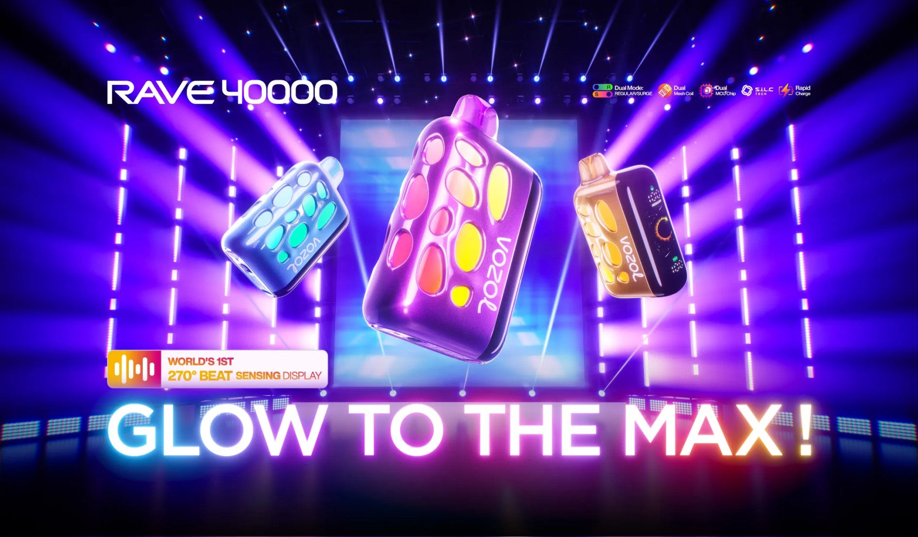 vozol RAVE 40k puff