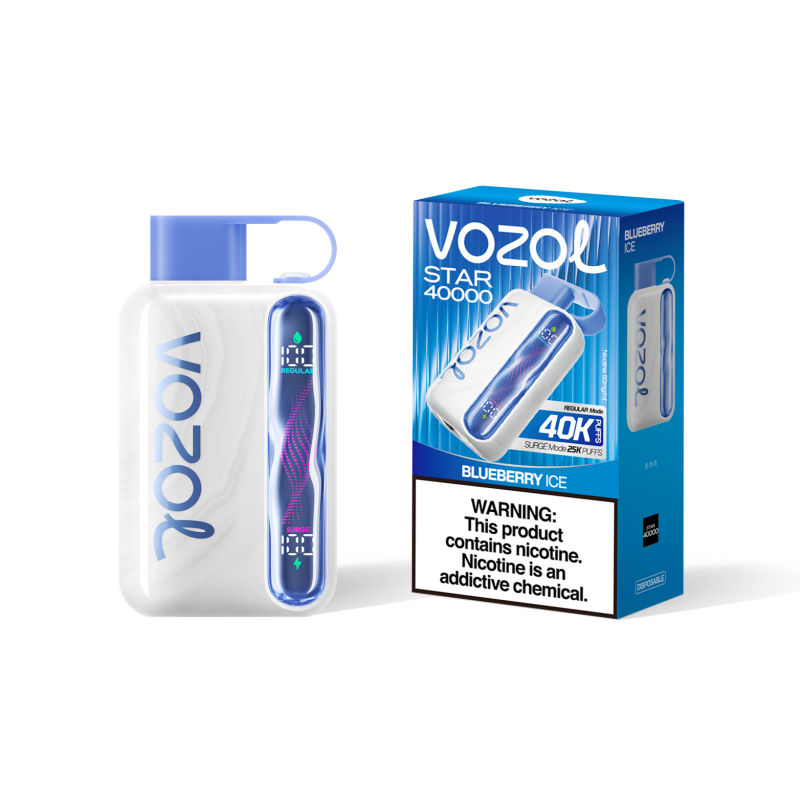 vozol star 40k puffs-Blueberry Ice