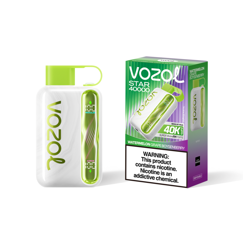 vozol star 40k puffs-Watermelon Grape Boysenberry