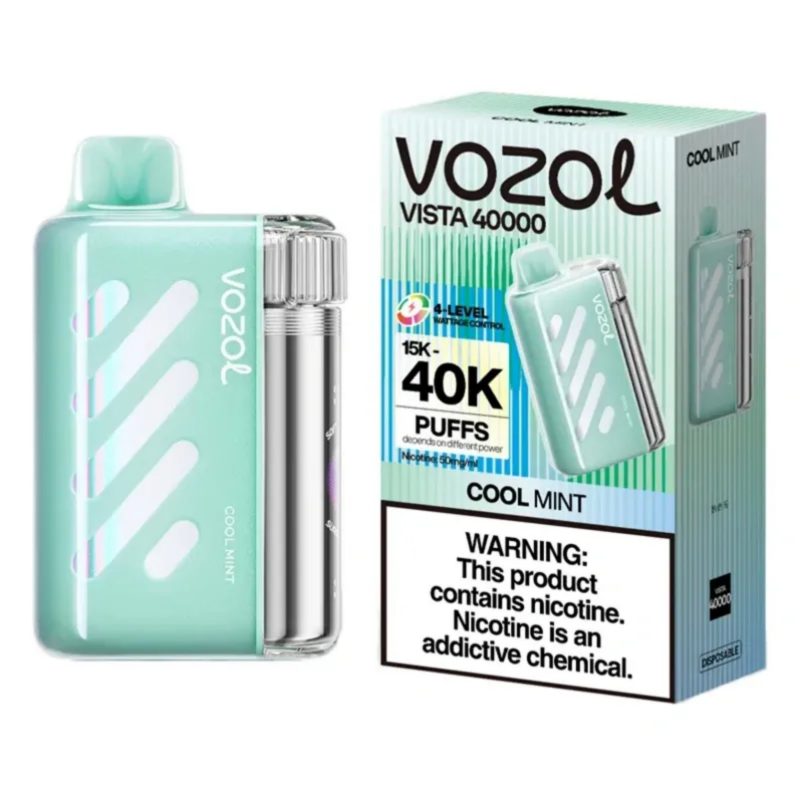 vozol vista 40k puffs-cool mint